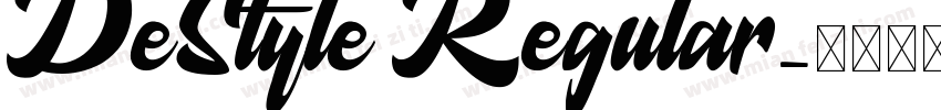DeStyle Regular字体转换